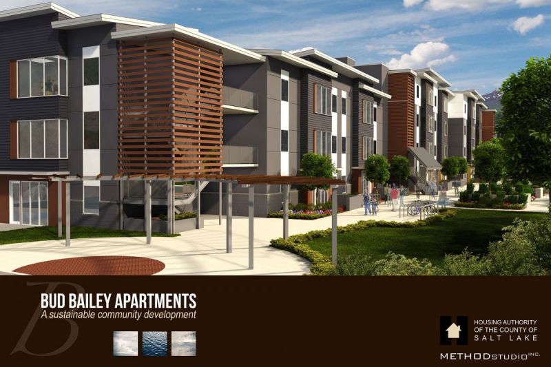 Rendering of the Bud Bailey apartment complex