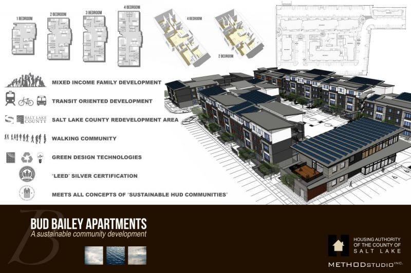 Rendering of the Bud Bailey apartment complex